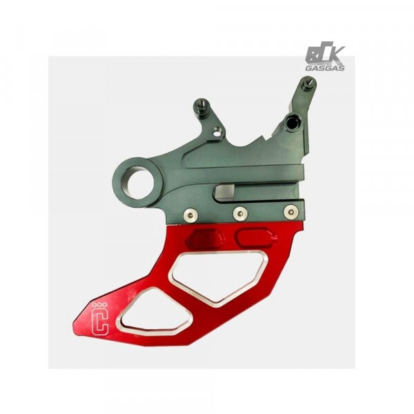 Protetor de Disco Traseiro Integral Corona Para Honda CRF 250F  - Vermelho - PD009