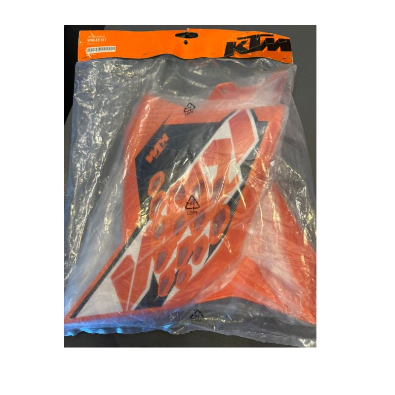 Par de Aletas Do Tanque De Combustivel Com Adesivo Ktm 50cc 2015 Original